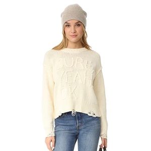 New Wildfox “sure yeah ok” graphic sweater